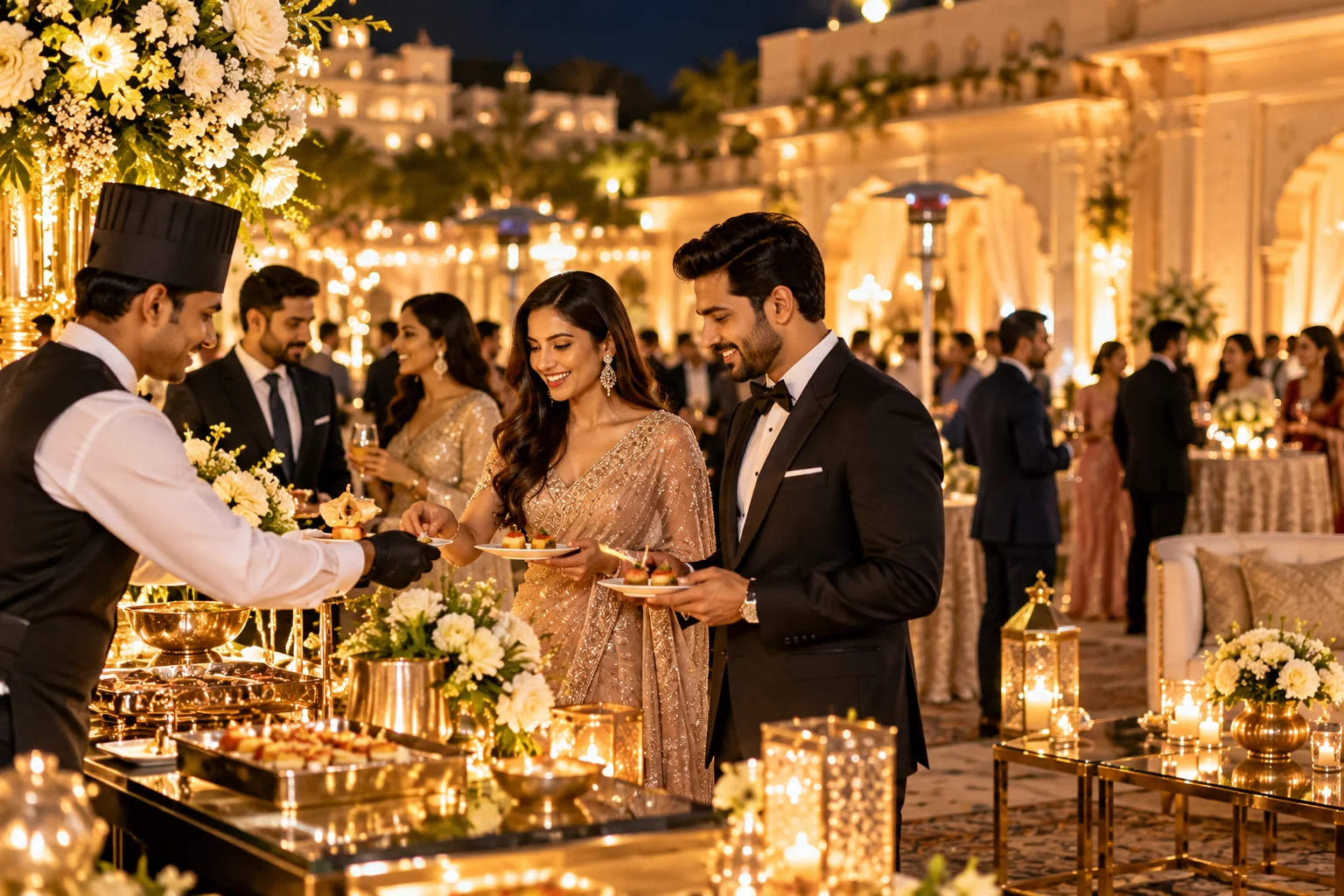 Guests enjoying hospitality