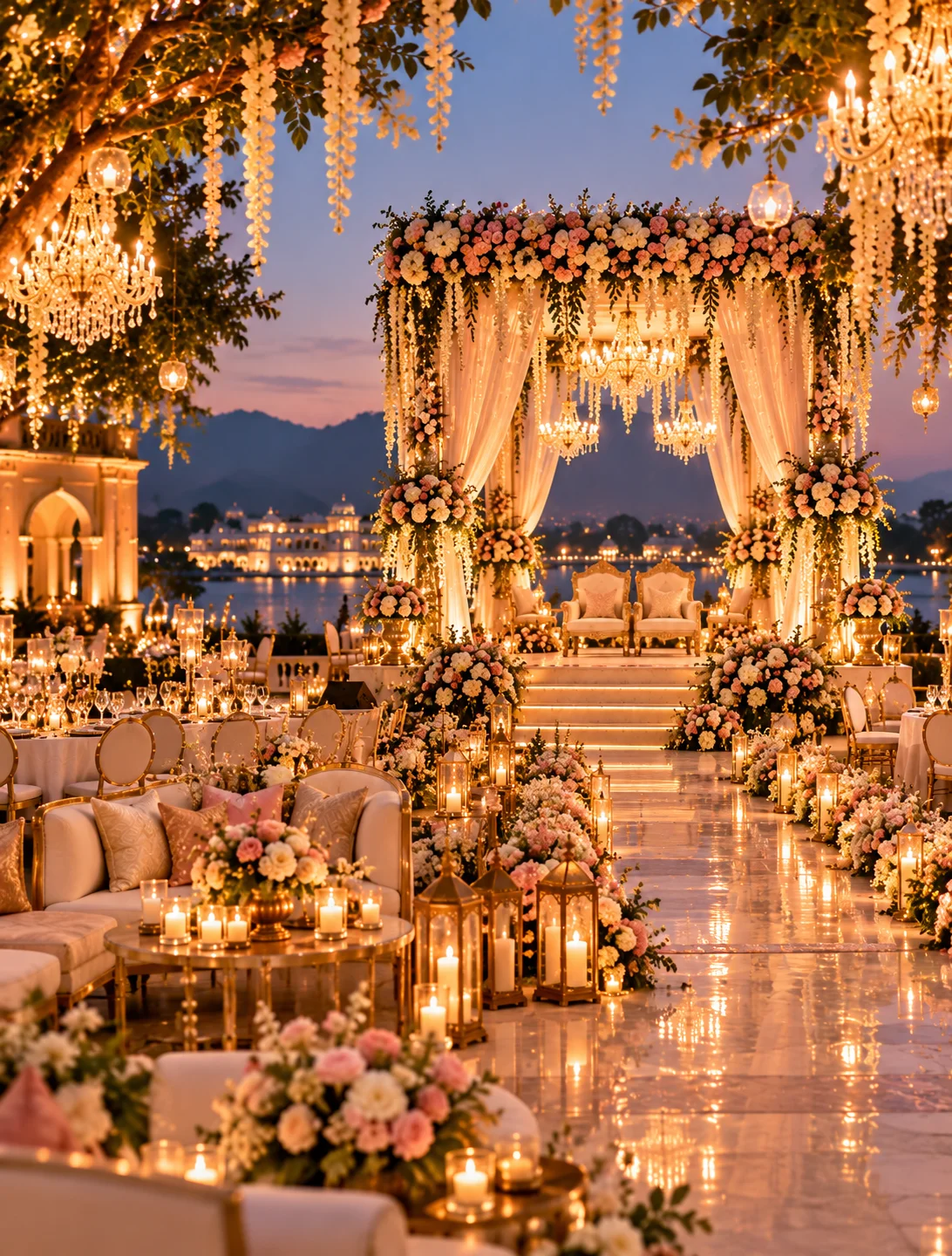 Luxury wedding decor