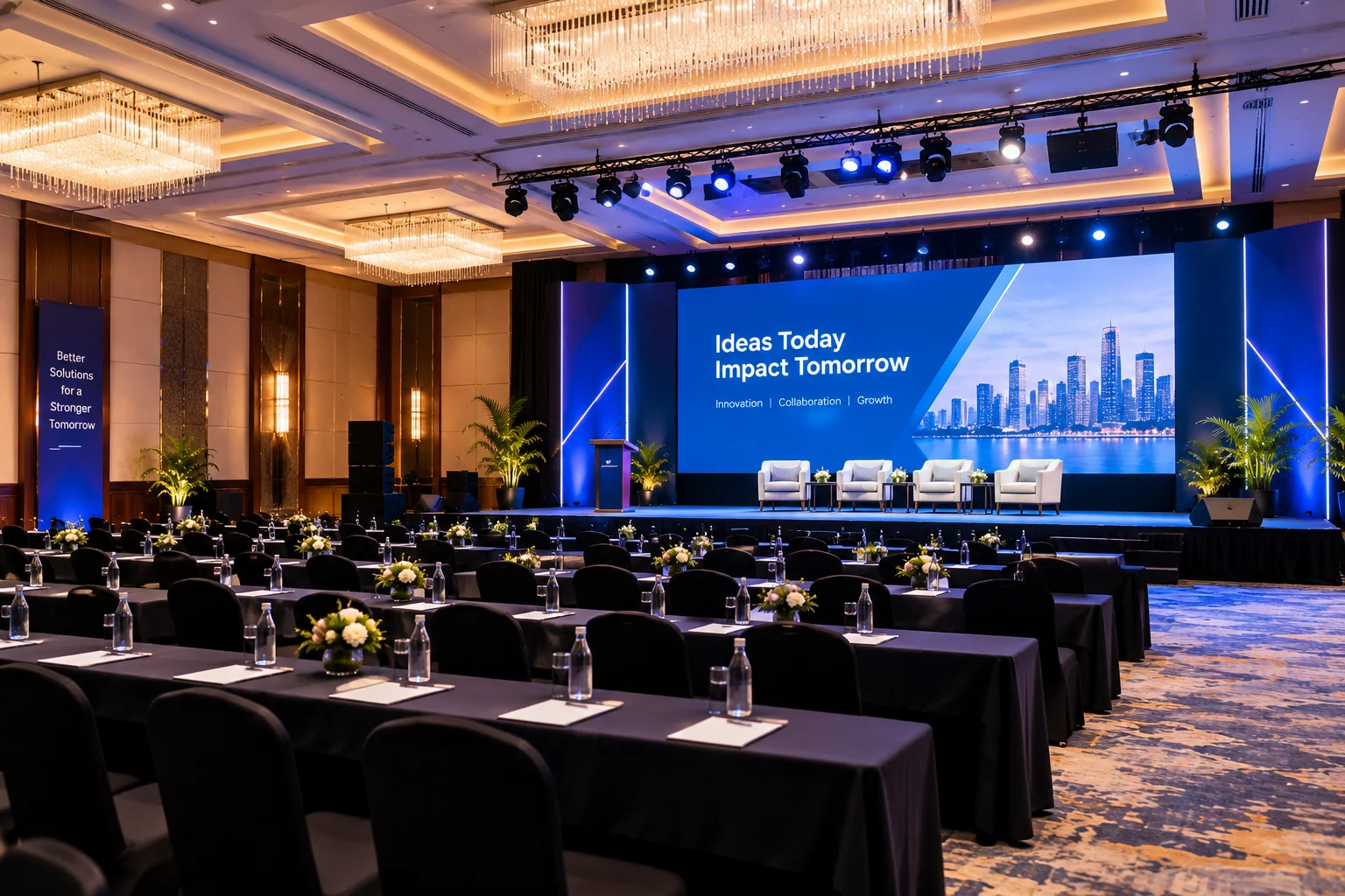 Corporate conference event